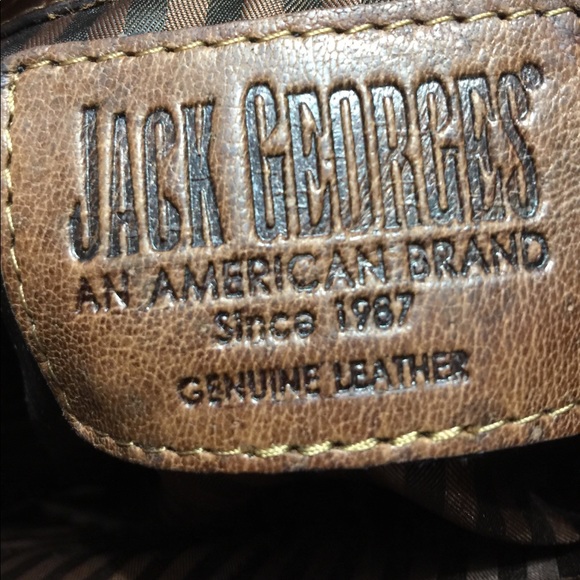 🖤Vintage Leather Jack George’s Handbag - Picture 3 of 9